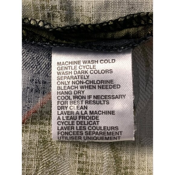 Tommy Bahama UH University Hawaii XXL Aloha Black Silk Button Shirt Green EUC - Picture 7 of 7